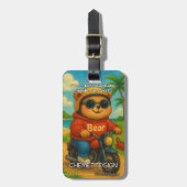 Bear 05 Kids  Gepäckanhänger (Vorderseite vertikal)