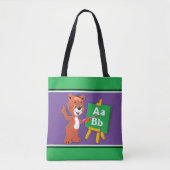 Bear ABC"S School Student Teacher Tote Bag Tasche (Vorderseite)