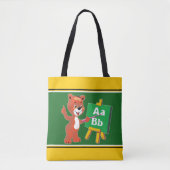 Bear ABC"S School Student Teacher Tote Bag Tasche (Vorderseite)