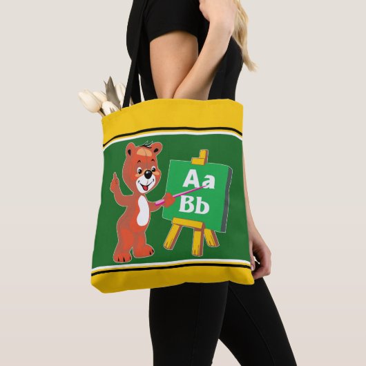 Bear ABC"S School Student Teacher Tote Bag Tasche (Von Nahem)