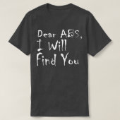 Bear abs I will you Funny Abs Workout finden T-Shirt (Design vorne)