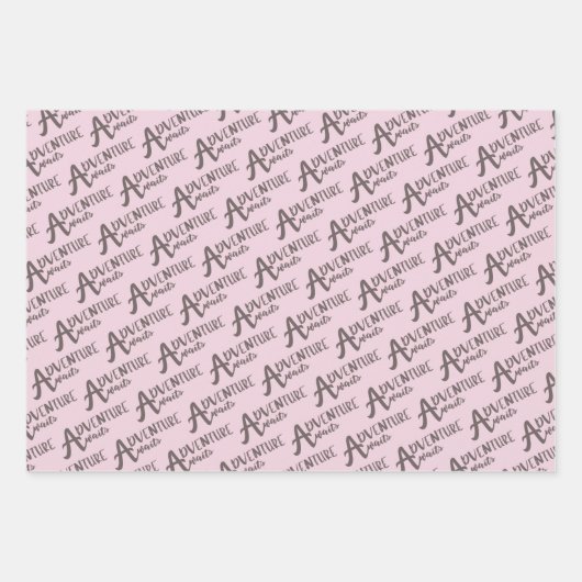 Bear Adventure Adventure erwartet Wrapping Sheets Geschenkpapier Set (Vorderseite 3)