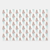 Bear Adventure Adventure erwartet Wrapping Sheets Geschenkpapier Set (Vorderseite)