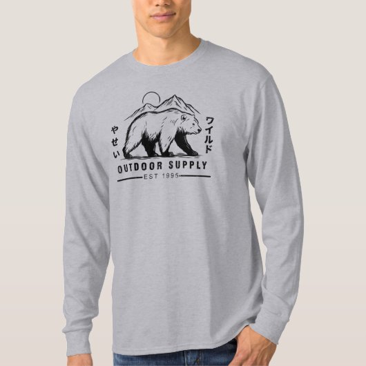 Bear adventure outdoor supply T-Shirt (Vorderseite)