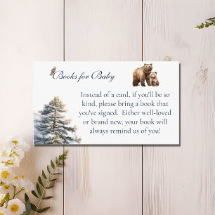 Bear Adventure Snow Mountain Bücher für Baby Begleitkarte