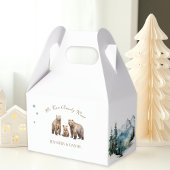Bear Adventure Snowy Mountains Kinderdusche Geschenkschachtel