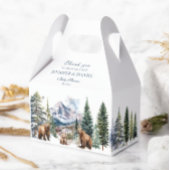 Bear Adventure Winter Snow Mountain Vielen Dank Geschenkschachtel