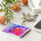 Bear all Porte-Clés Carré Premium Grand - Schlüsselanhänger (Seite)