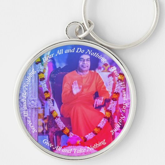 Bear all Porte-clés rond Premium - Grand Schlüsselanhänger (Vorne)