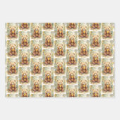  Bear and Honey Baby Shower Geschenkpapier Set (Vorderseite)