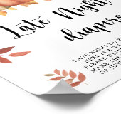 Bear and Pumpkin \ Spate night diaper Spiel Poster (Ecke)