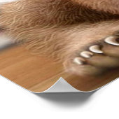 BEAR AND RABBIT|Geschenk für Kaninchenliebhaber Poster (Ecke)