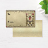 Bear Angel - Land/Prim Geschenketiketten (Schreibtisch)