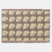 Bear Art Blanket Mother & Cubs Bear Throw Blanket Decke (Vorderseite)