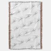 Bear Art Blanket Mutter & Cub Bärenwirbel Blanket Decke (Vorderseite Vertikal)