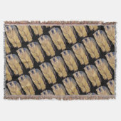 Bear Art Blanket Polar Bear Art Throw Blanket Decke (Vorderseite)