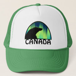 Bear Art Caps Aurora Native Art Beats Caps Truckerkappe