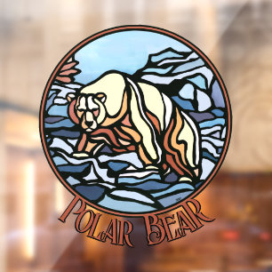Bear Art Decal Custom Tribal Bear Art Window Fensteraufkleber