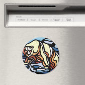 Bear Art Kühlschrankmagnet Wildlife Art Magnete (In Situ (Geschirrspüler))