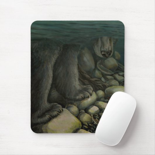 Bear Art Mousepad Fishing Decke (Mit Mouse)
