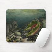 Bear Art Mousepad Fishing Decke (Mit Mouse)
