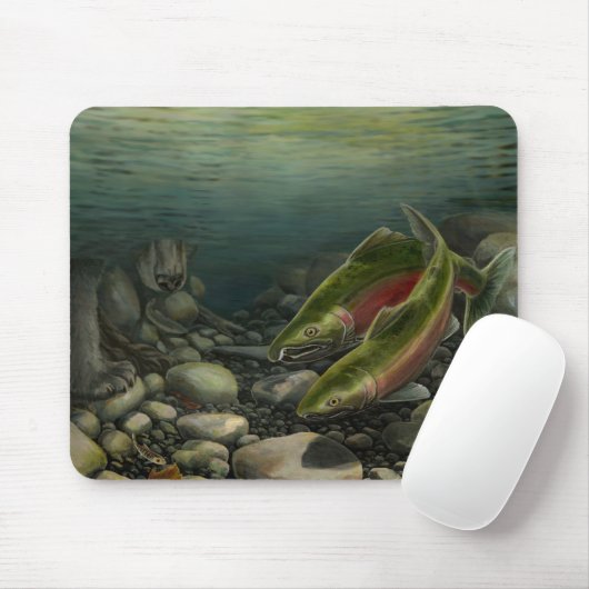 Bear Art Mousepad Fishing Decke (Mit Mouse)