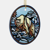 Bear Art Ornament Personalisierte Bärendekoration (Rechts)