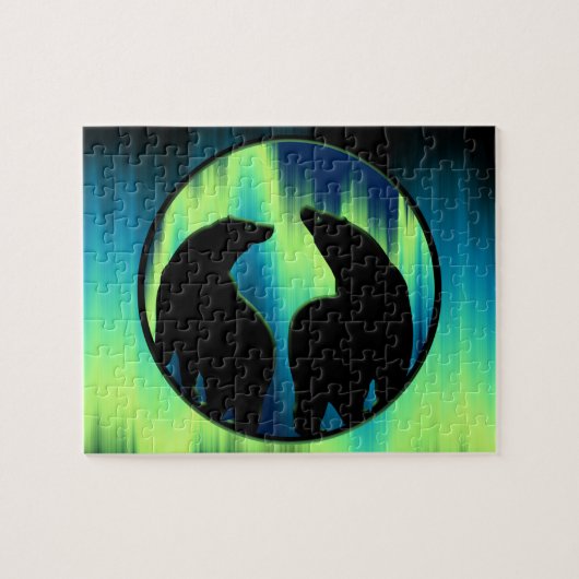 Bear Art Puzzle Personalisiert Aurora Bärenspiele (Horizontal)