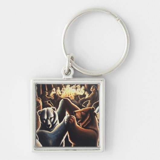 Bear Art Schlüsselkette Party Tiergeschenke Schlüsselanhänger (Vorne)