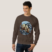 Bear Art Sweatshirt Unisex Native Bear Shirts (Vorne ganz)