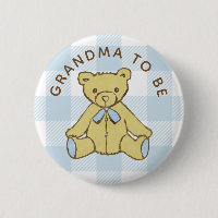 Bear Baby Boy Blue Buffalo Karierte Oma, um zu sei