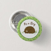 Bear Baby Dusche Button (Vorne & Hinten)