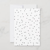 Bear Baby Dusche Danke Karte | Bärenbaby (Rückseite)