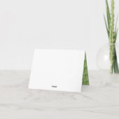 Bear Baby Dusche Dankeskarte (Rückseite)