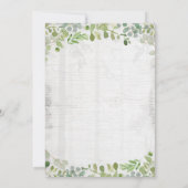 Bear Baby Dusche Einladung zum Abenteuer beginnt (Rückseite)