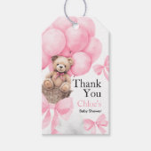 Bear Baby Dusche Geschenkanhänger (Vorderseite)