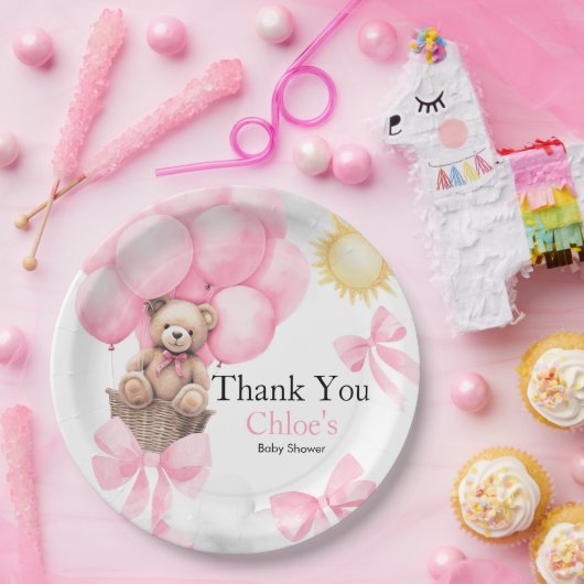 Bear Baby Dusche Pappteller (Party)