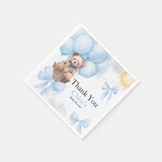 Bear Baby Dusche Serviette (Ecke)