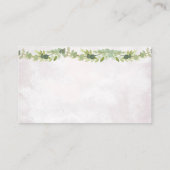 Bear Baby Dusche Windeln Raffle Ticket Begleitkarte (Rückseite)