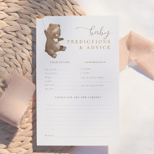 Bear Baby Predictions & Advice Game