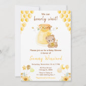 Bear Baby Shooter Einladung (Vorderseite)