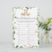 Bear Baby Shooter Name the Baby Animals (Stehend Vorderseite)