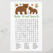 Bear Baby Shooter Word Search Game (Vorderseite)