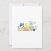 Bear Baby Shower Boy Einladung (Rückseite)