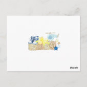 Bear Baby Shower Boy Game Postkarte (Rückseite)