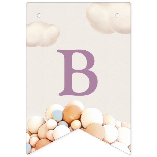 Bear Baby Shower Buntin Flags Wimpelkette (Zweite Fahne)