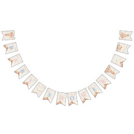 Bear Baby Shower Buntin Flags Wimpelkette