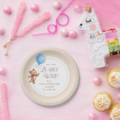 Bear Baby Shower - Elegantes Personalisiert Bear B Pappteller (Party)