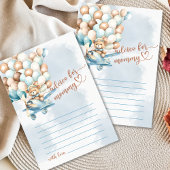 Bear Baby Shower Game Advisor für Mami RSVP Karte