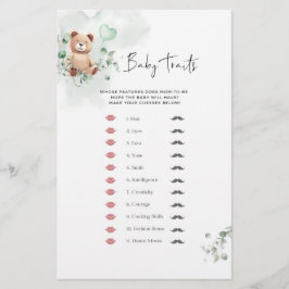 Bear Baby Shower Game - Baby Tracks